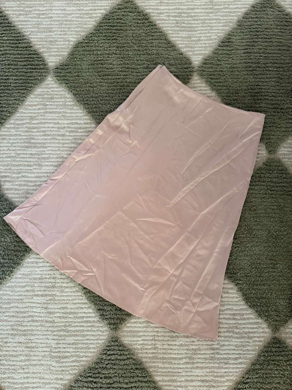 Women's Blush Pink A-Line Skirt